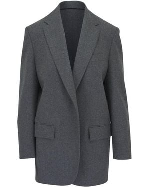 Brunello Cucinelli Grey Wool Coat