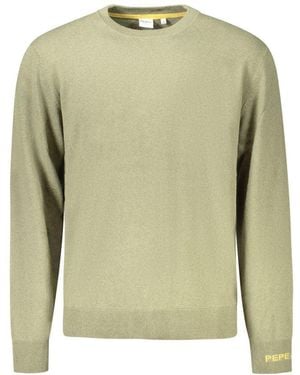 Pepe Jeans Green Cotton Men Sweater