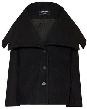 Jacquemus Le Caban Caruso Draped - Black