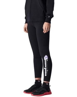 Champion Black Cotton Leggings