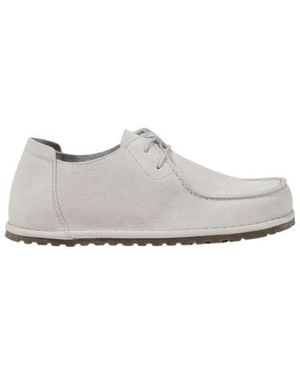 Birkenstock White Leather Slip
