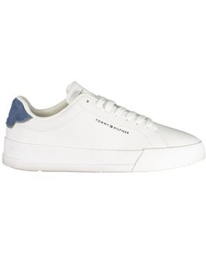 Tommy Hilfiger White Polyurethane Men's Trainer