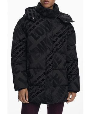 Desigual Polyester Jacket - Black