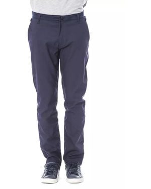 Verri Elegant Classic Trousers - Blue