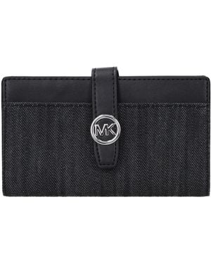 Michael Kors Greenwich Fabric Wallet - Black