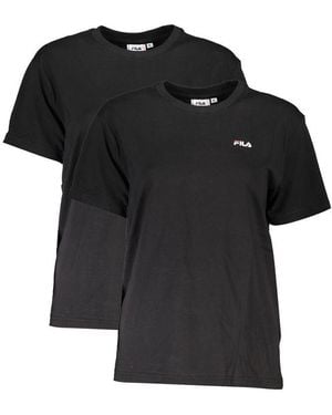 Fila Cotton T-Shirt - Black