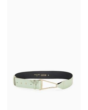 Patrizia Pepe Green Goatskin Regular Belt