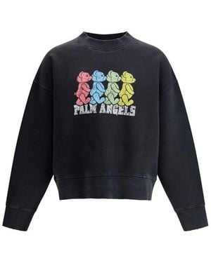 Palm Angels Oversized Sweatshirt - Blue