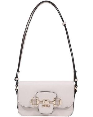Guess Pink Polyethylene Handbag - White