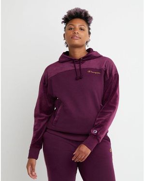 Champion Purple Polyester Sweatshirt