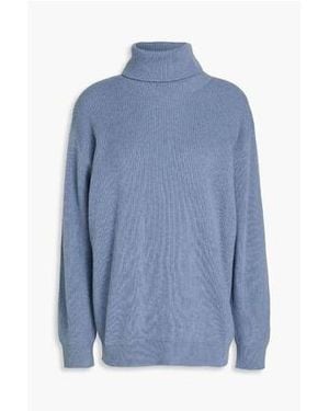 Brunello Cucinelli Blue Cashmere Jumper