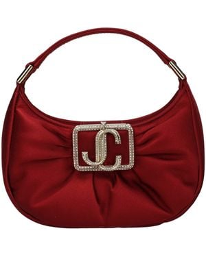 Jimmy Choo Red Satin Handbag