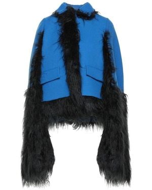 Maison Margiela Faux Fur & Shearling Jackets - Blue