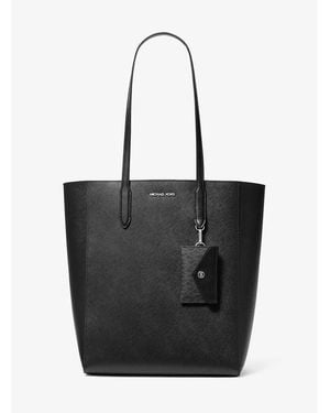 Michael Kors Black Leather Tote Bag