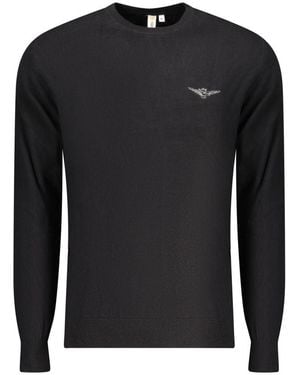 Accademia Militare Black Cotton Men's Jumper