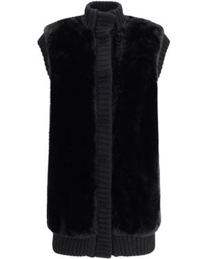Pinko Long Vest - Black