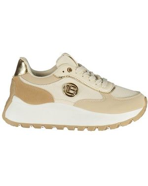 Laura Biagiotti Black Polyester Trainer - Natural