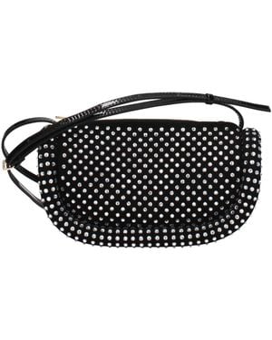 JW Anderson Black Leather Crossbody Bag