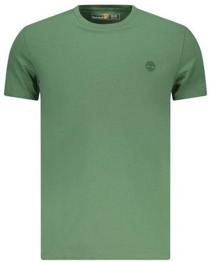 Timberland Verde Cotton Men T - Green