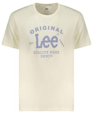Lee Jeans Original Tee Short Sve - Natural