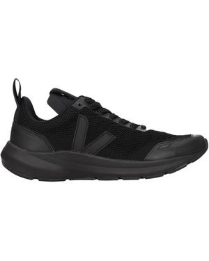 Veja Black Fabric Trainers