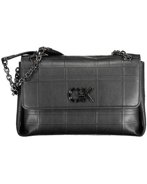 Calvin Klein Polyester Handbag - Black