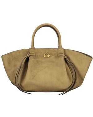 Guess Green Polyester Handbag - Metallic