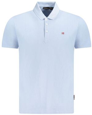 Napapijri Cotton Polo Shirt - Blue