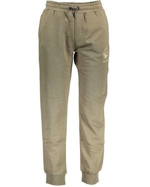 La Martina Green Cotton Pant