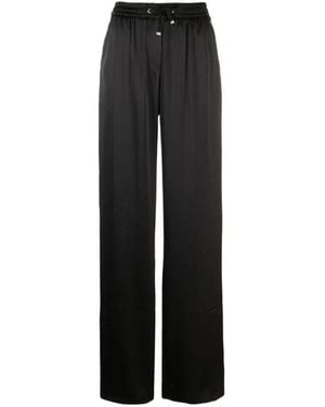 Herno High-Waist Palazzo Pants - Black