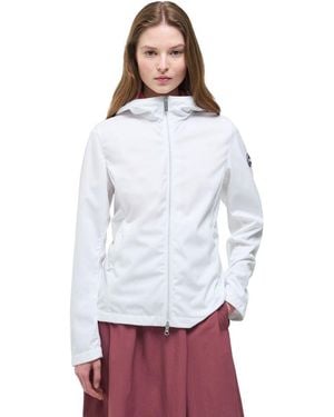 Colmar White Polyester Shell Jacket