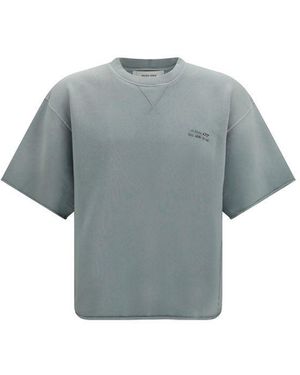 Golden Goose Bicolour Cotton Sweatshirt - Grey