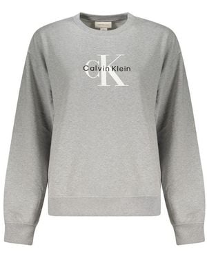 Calvin Klein Cotton Jumper - Grey