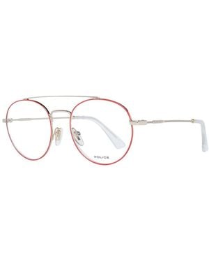 Police Multicolour Metal & Plastic Glasses (frames) - Metallic