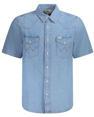 Wrangler Cotton Shirt - Blue