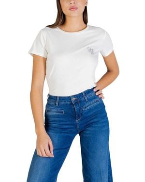 Liu Jo Cotton T-Shirt - Blue