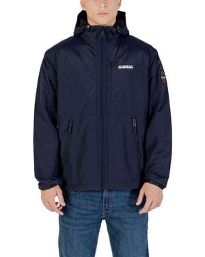 Napapijri Blue Polyamide Shell Jacket