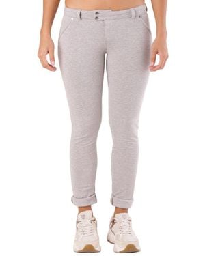 Met Cotton Skinny Trousers - Grey