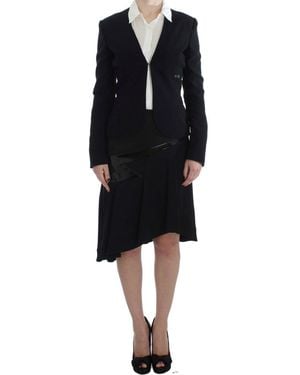 Exte Two Piece Suit Skirt & Blazer - Black