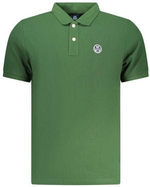 North Sails Verde Cotton Mens Polo Shirt - Green