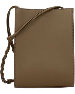 Jil Sander Leather Crossbody Bag - Green