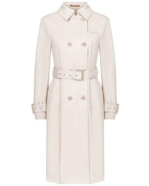 Herno White Cotton Coat