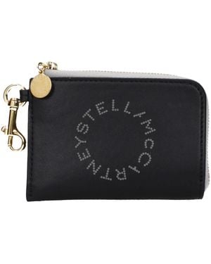 Stella McCartney Black Leather Wallet