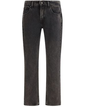 7FOR Black Cotton Straight - Gray