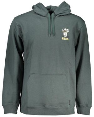 Vans Fleece Hooded Sweatshirt With Logo 'Print - Green