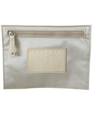 WAYFARER White Zippered Coin Holder Wallet - Metallic