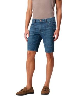 Jeckerson Recycled Cotton Bermuda Shorts - Blue