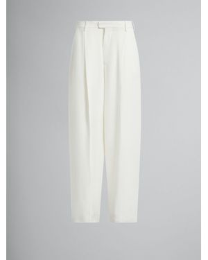 Marni White Fibres Casual Trousers