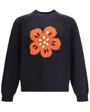 KENZO Boke Flower Sweater - Blue