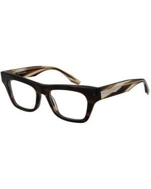Trussardi Brown Acetate Glasses (frames) - Black